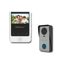 Wideodomofon Qoltec Theon 4 TFT LCD biały 4.3"