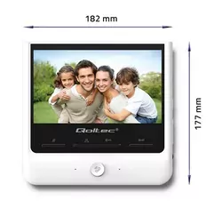Wideodomofon Qoltec Theon 7 LCD 7" TFT  - biały