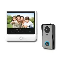 Wideodomofon Qoltec Theon 7 LCD 7" TFT  - biały