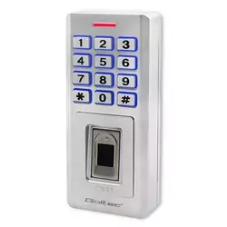 Zamek szyfrowy z czytnikiem linii papilarnych Qoltec Oberon RFID kod karta dzwonek brelok