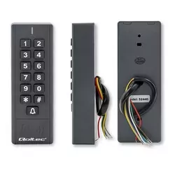 Zamek szyfrowy z czytnikiem RFID  Qoltec CALISTO brelok dzwonek kod   karta
