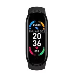 Zegarek smartband sportowa opaska R2invest M7 ładowanie magnetyczne