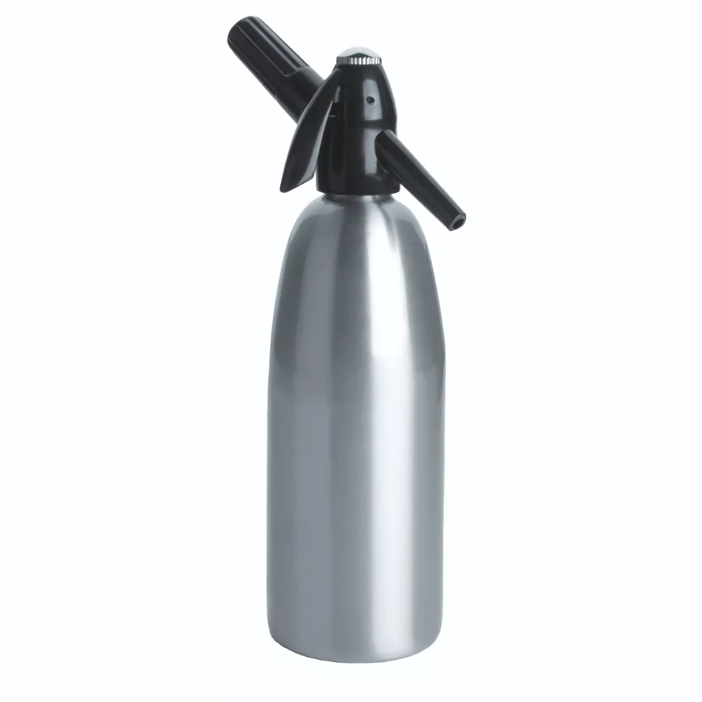 Saturator  do wody syfon srebrny QUICK SODA SA-01A 1L