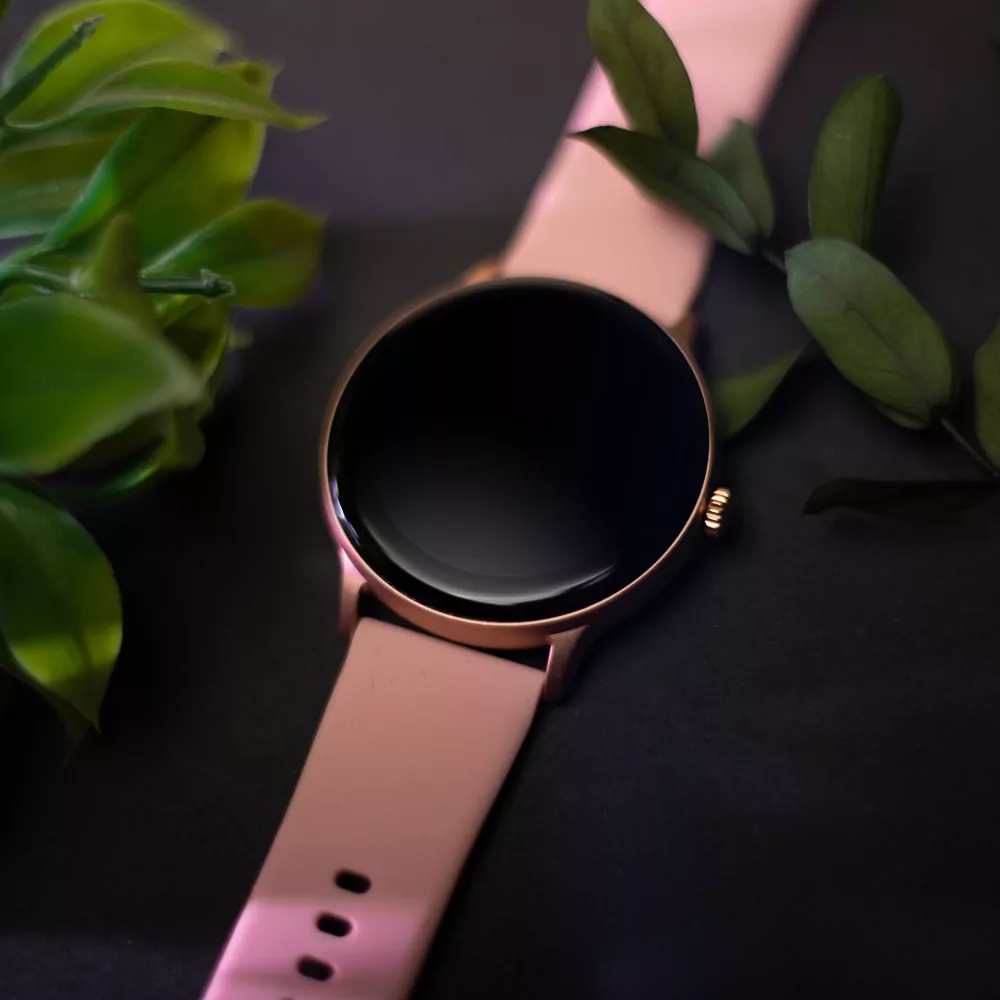 Zegarek smartwatch różowo-złoty Maxlife MXSW-100