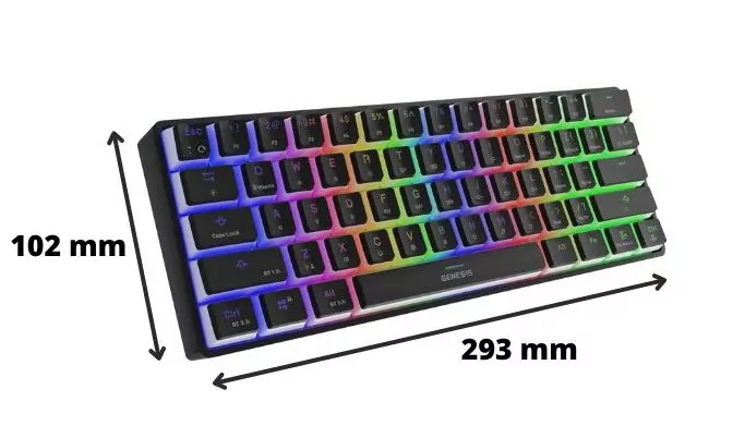 Klawiatura gamingowa bezprzewodowa  mechaniczna Genesis THOR 660 podświetlana RGB