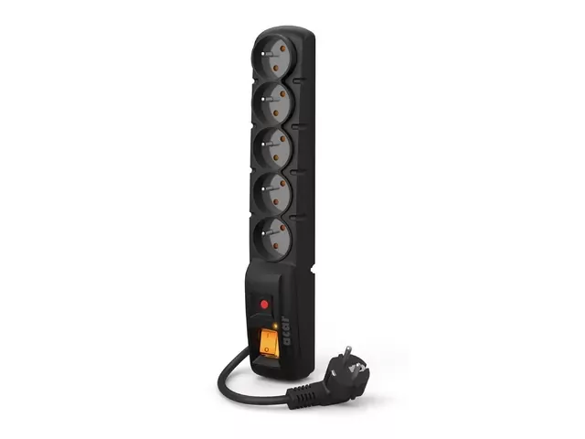 Listwa zasilająca ACAR F5 230V PL czarna 5m 5X