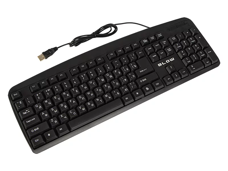 Komputerowa klawiatura BLOW KP-104 QWERTY + CYRYLICA