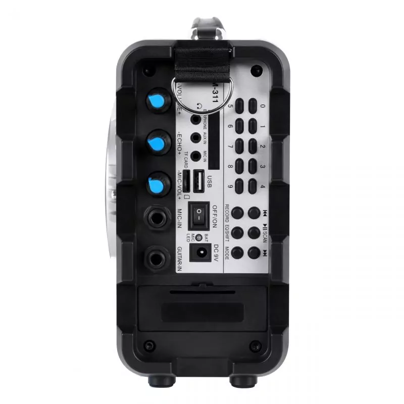 Głośnik bluetooth + mikrofon Quer RMS 20W mp3 bluetooth fm karaoke