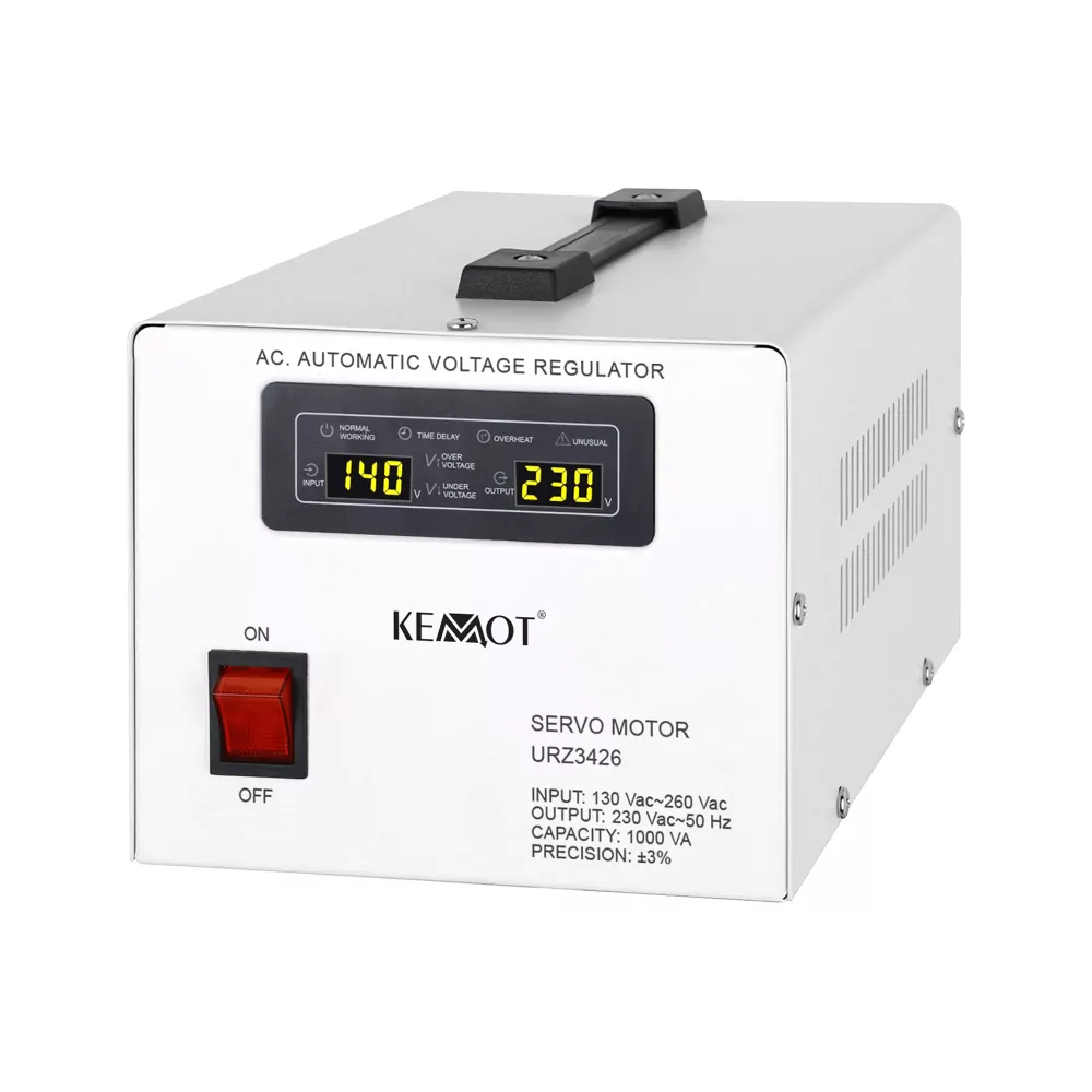Stabilizator napięcia automatyczny KEMOT MSER-1000 1000VA serwomotor