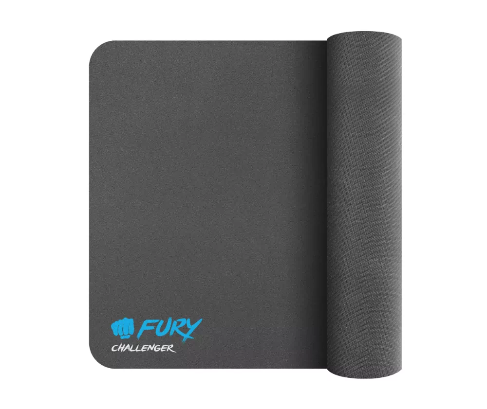 Podświetlana mysz gamingowa FURY BRAWLER + mata + słuchawki z mikrofonem