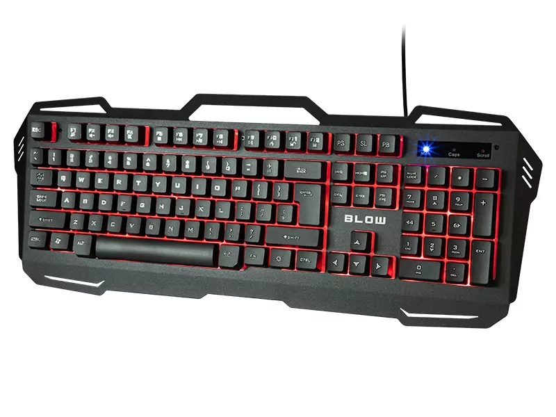 Klawiatura podświetlana gamingowa BLOW COLD STEEL + mata + mysz  + głośniki BT760TWS