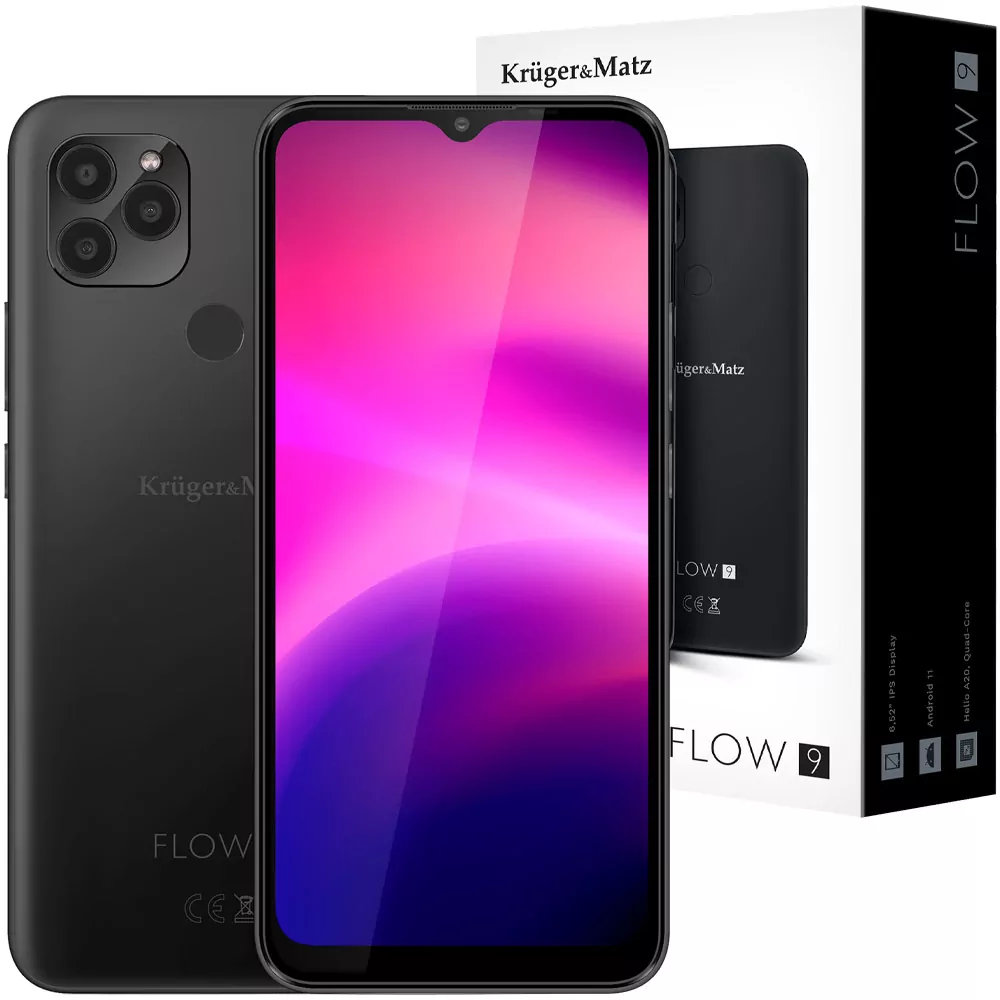 Telefon Kruger&Matz Smartfon FLOW 9 Black