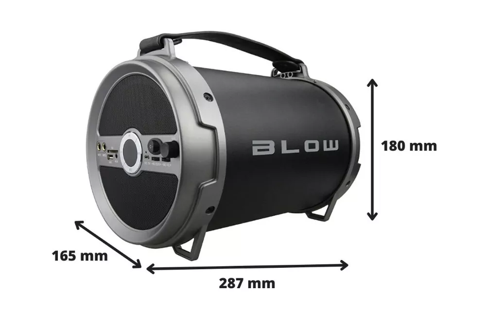 Przenośny Głośnik Bluetooth Bazooka 150W usb sd fm aux BLOW BT2500