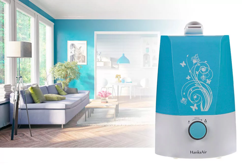 Nawilżacz powietrza ultradźwiękowy filtr ceramiczny 2.6l