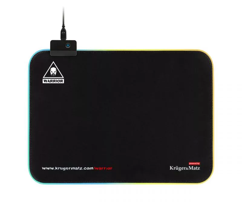 Gamingowa klawiatura Kruger&Matz Warrior GK-80 LED RGB + mata podświetlana + mysz gamingowa