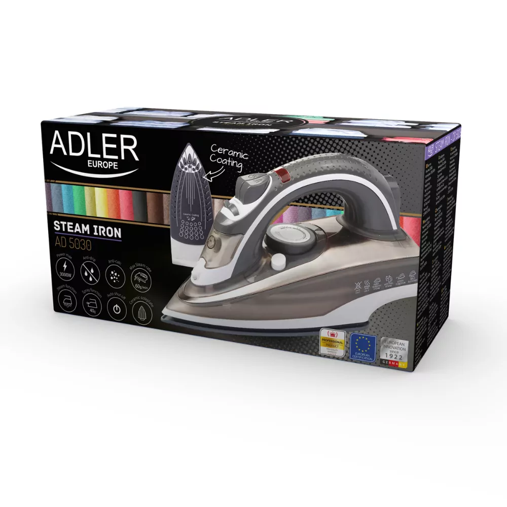 Żelazko ceramiczne 3000 W Adler AD 5030