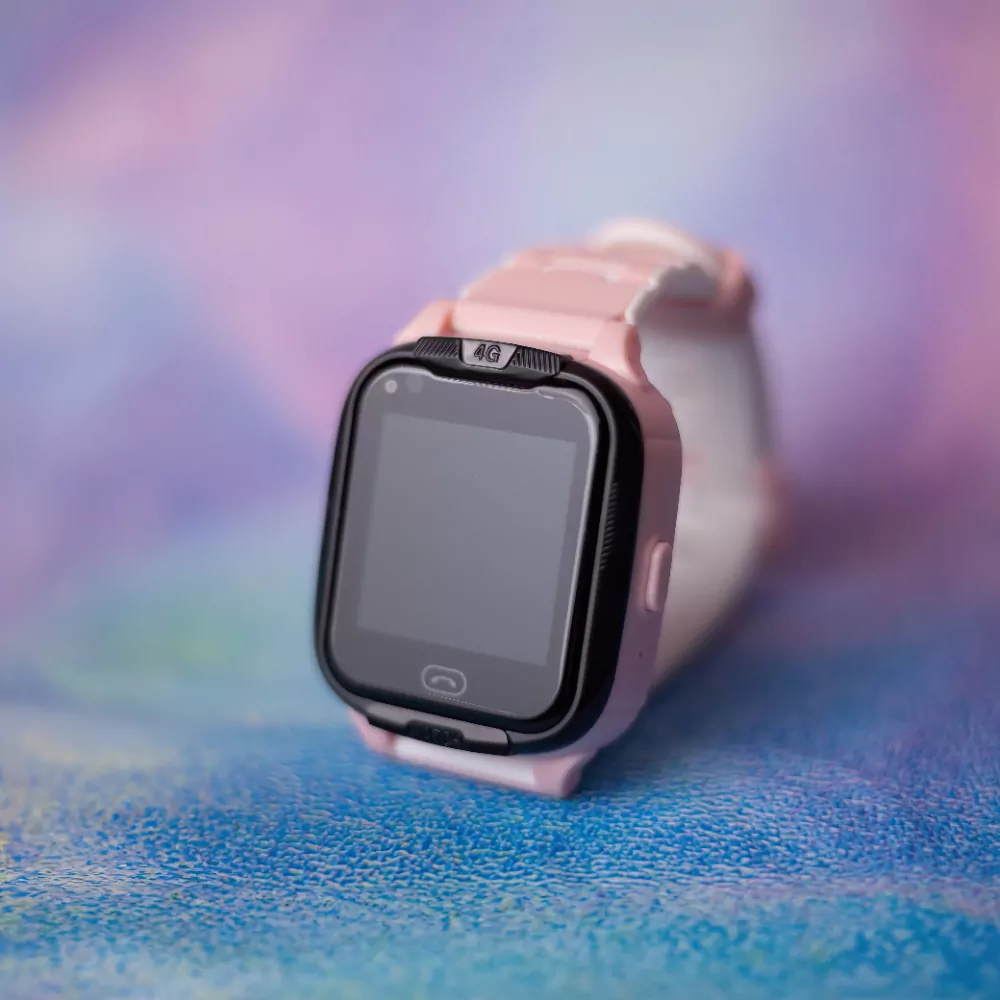 Smartwatch zegarek GPS WiFi Maxlife MXKW-350 dla dzieci różowy