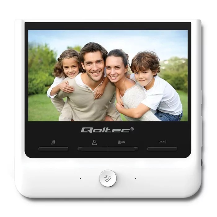 Wideodomofon Qoltec Theon 7 LCD 7" TFT  - biały