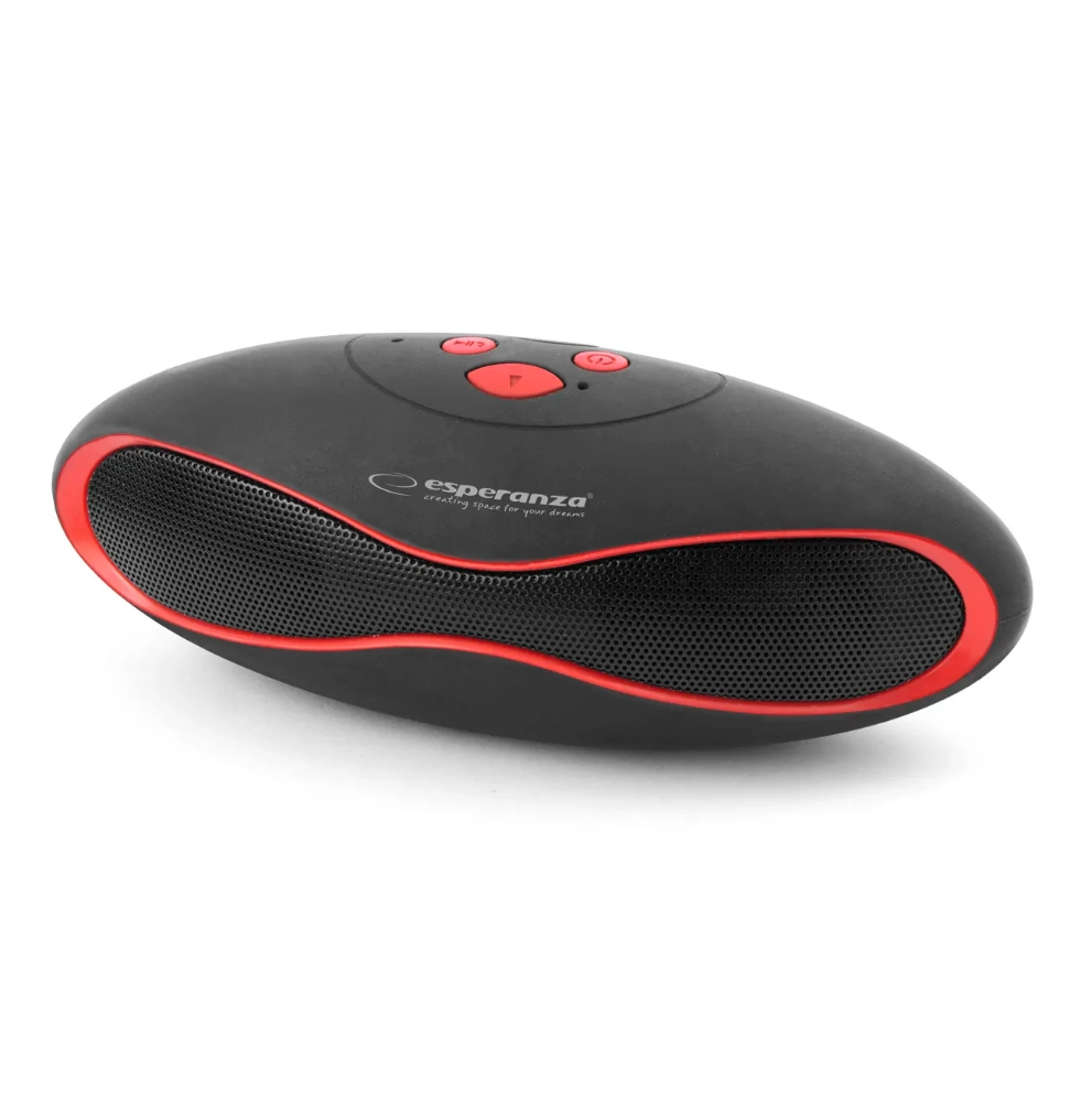 Głośnik Bluetooth Esperanza Trival czarny 3W FM USB czytnik kart