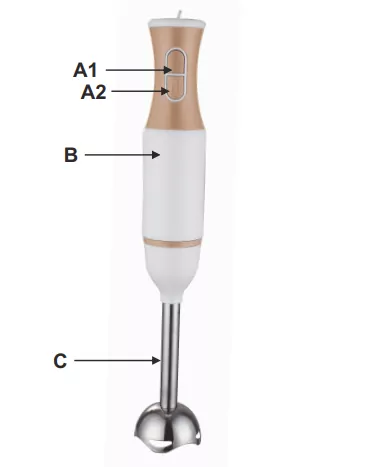 Ręczny blender 500W Adler AD 4616