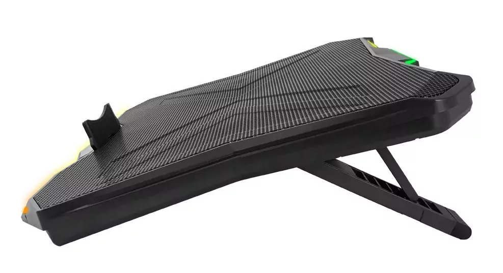 Mysz gamingowa bezprzewodowa BLOW FLASH + mata  podświetlana LED GRB + chłodząca  podstawka
