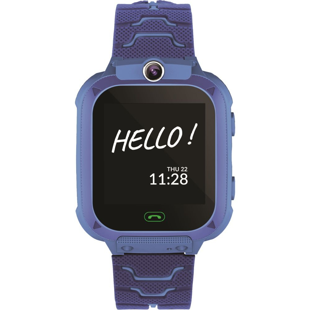 Zestaw dla dzieci smartwatch niebieski  zegarek Maxlife Kids Watch MXKW-300 + karta 16GB + głośnik Bluetooth