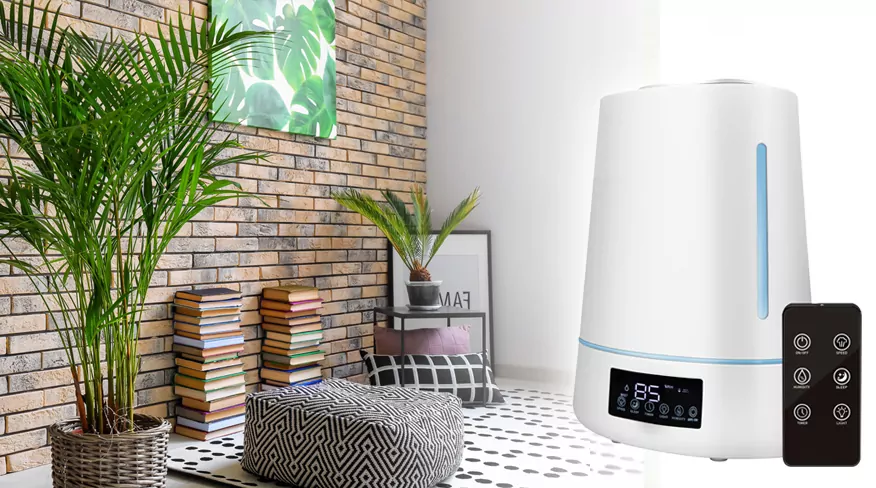 Nawilżacz powietrza ultradźwiękowy 4 L LCD / LED jonizacja