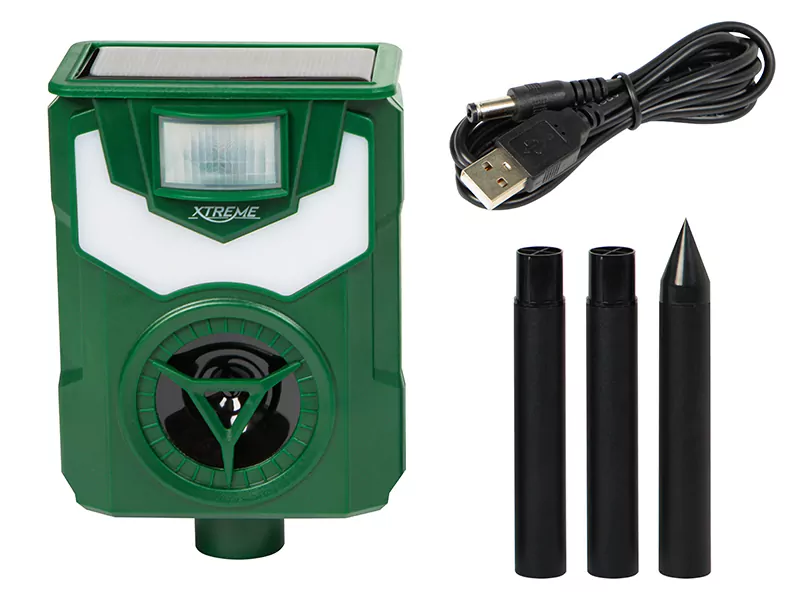 Odstraszacz ptaków XTREME MR-07 z panelem solarnym