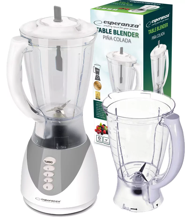 Kielichowy blender Esperanza PINA COLADA 1,5L 350W - szary