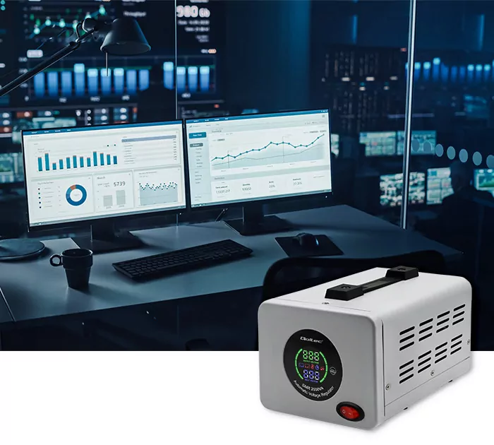 Stabilizator napięcia Qoltec automatyczny AVR PRO 2000VA 3% 1600W