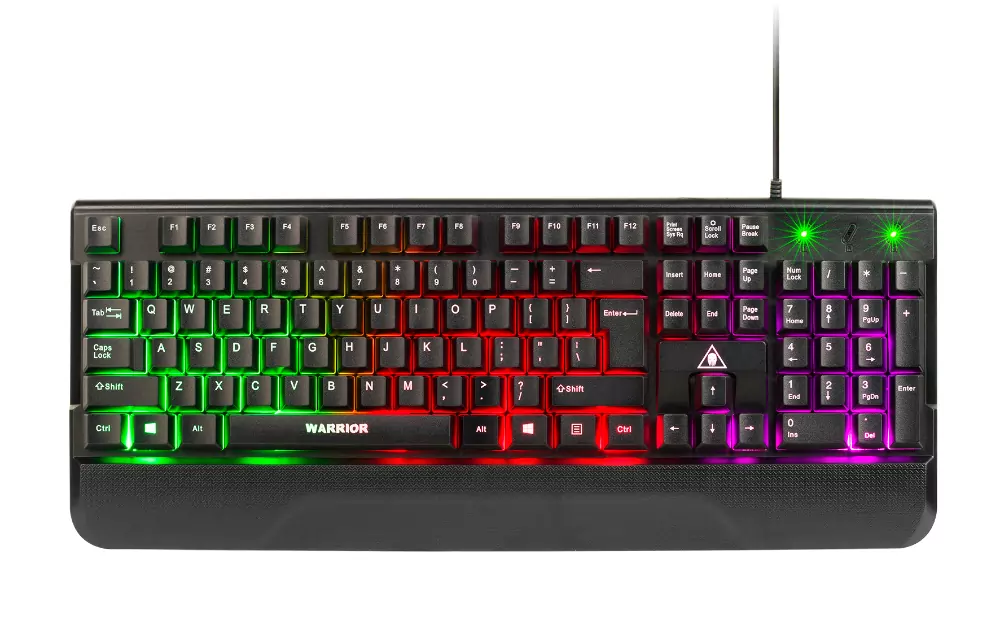 Gamingowa klawiatura Kruger&Matz Warrior GK-80 LED RGB + mata podświetlana + mysz gamingowa