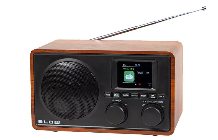 Radio kuchenne BLOW RK5 czarne Bluetooth FM/DAB+ alarm timer uśpienia