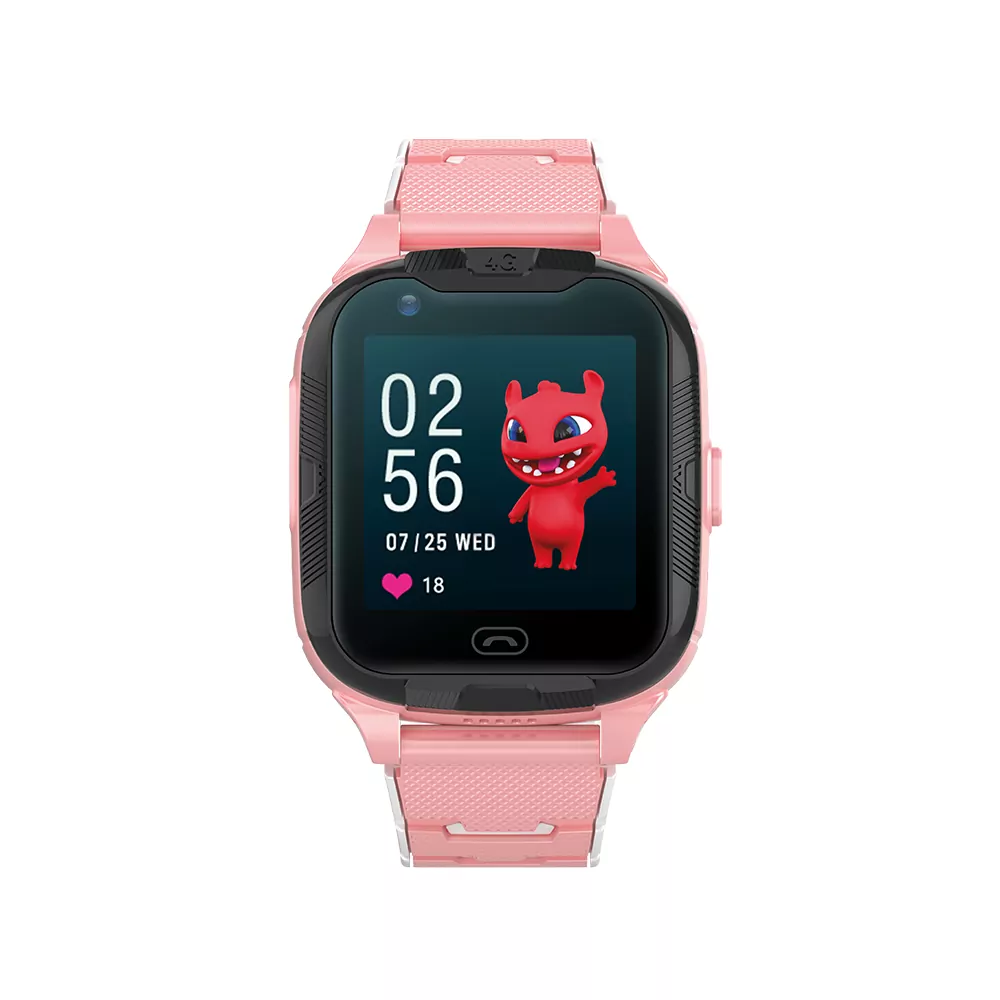 Smartwatch zegarek GPS WiFi Maxlife MXKW-350 dla dzieci różowy