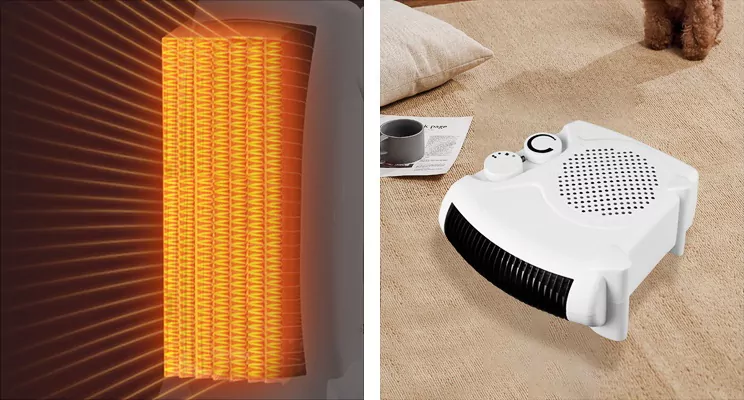Termowentylator ceramiczny 1000W/2000W Esperanza WAIKIKI regulacja nawiewu farelka z termostatem