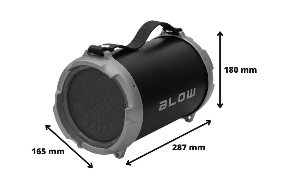 Przenośny Głośnik bluetooth BT1000 100W USB SD FM Aux BLOW