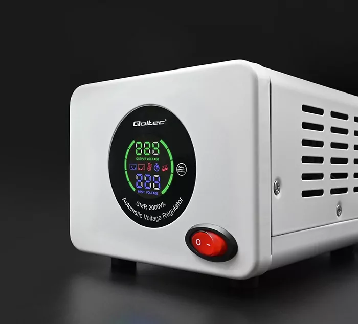 Stabilizator napięcia Qoltec automatyczny AVR PRO 2000VA 3% 1600W