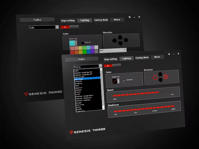 Klawiatura gamingowa bezprzewodowa  mechaniczna Genesis THOR 660 podświetlana RGB