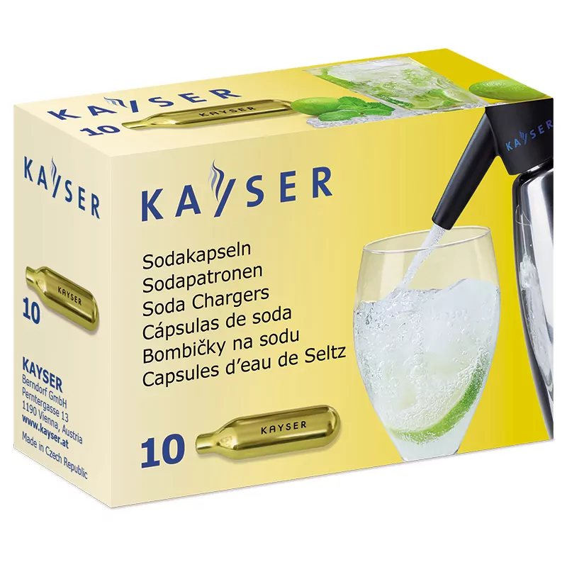 Naboje do saturatora 10 szt Kayser CO2 7,5gr